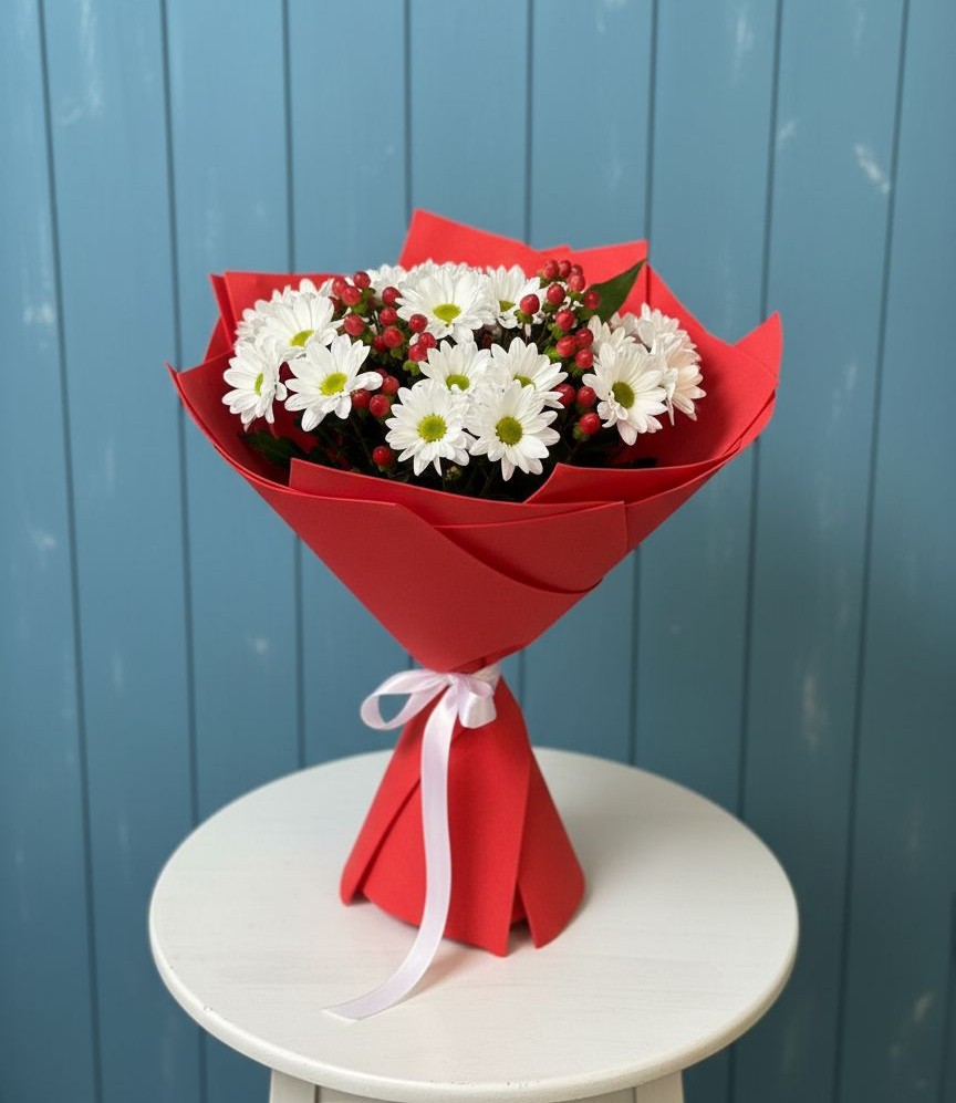 Букет цветов из: Хризантемы в Михайловка Башкортостан