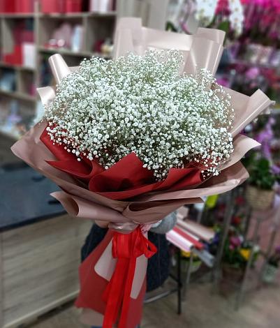 Букет цветов из: Гипсофила в Михайловка Башкортостан