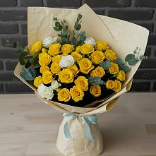 Букет цветов из:  Розы в Михайловка Башкортостан