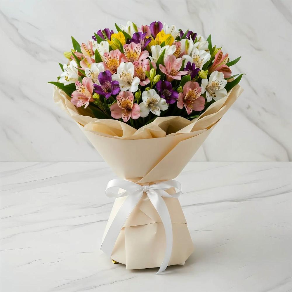 Букет цветов из: Альстромерии в Михайловка Башкортостан