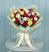 Букет цветов из:  Розы в Михайловка Башкортостан