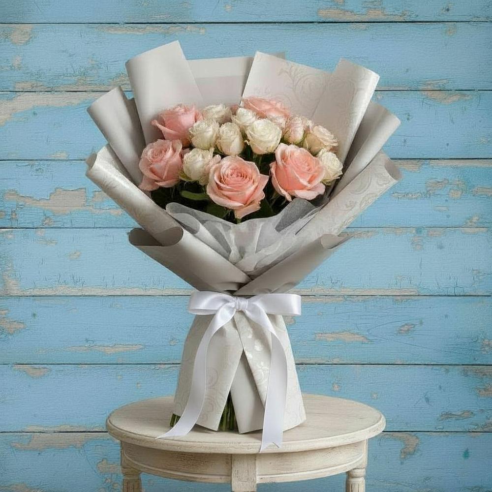 Букет цветов из: Розы в Михайловка Башкортостан