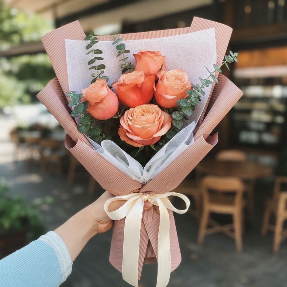 Букет цветов из: Розы в Михайловка Башкортостан