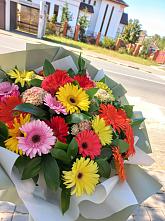 Букет цветов из:  Герберы #REPLACE_PRED# Михайловка Башкортостан