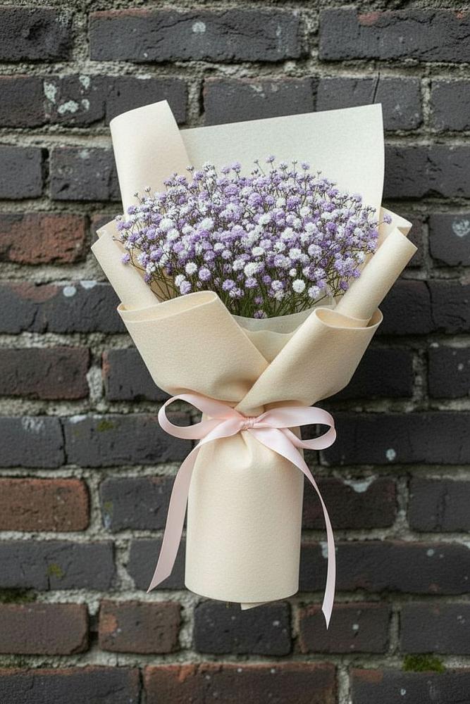 Букет цветов из: Гипсофила в Михайловка Башкортостан