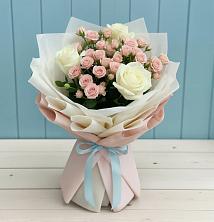 Букет цветов из:  Розы в Михайловка Башкортостан
