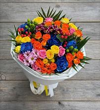 Букет цветов из:  Розы и Хризантемы в Михайловка Башкортостан