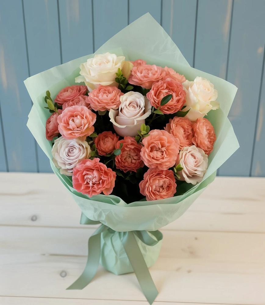 Букет цветов из: Розы в Михайловка Башкортостан