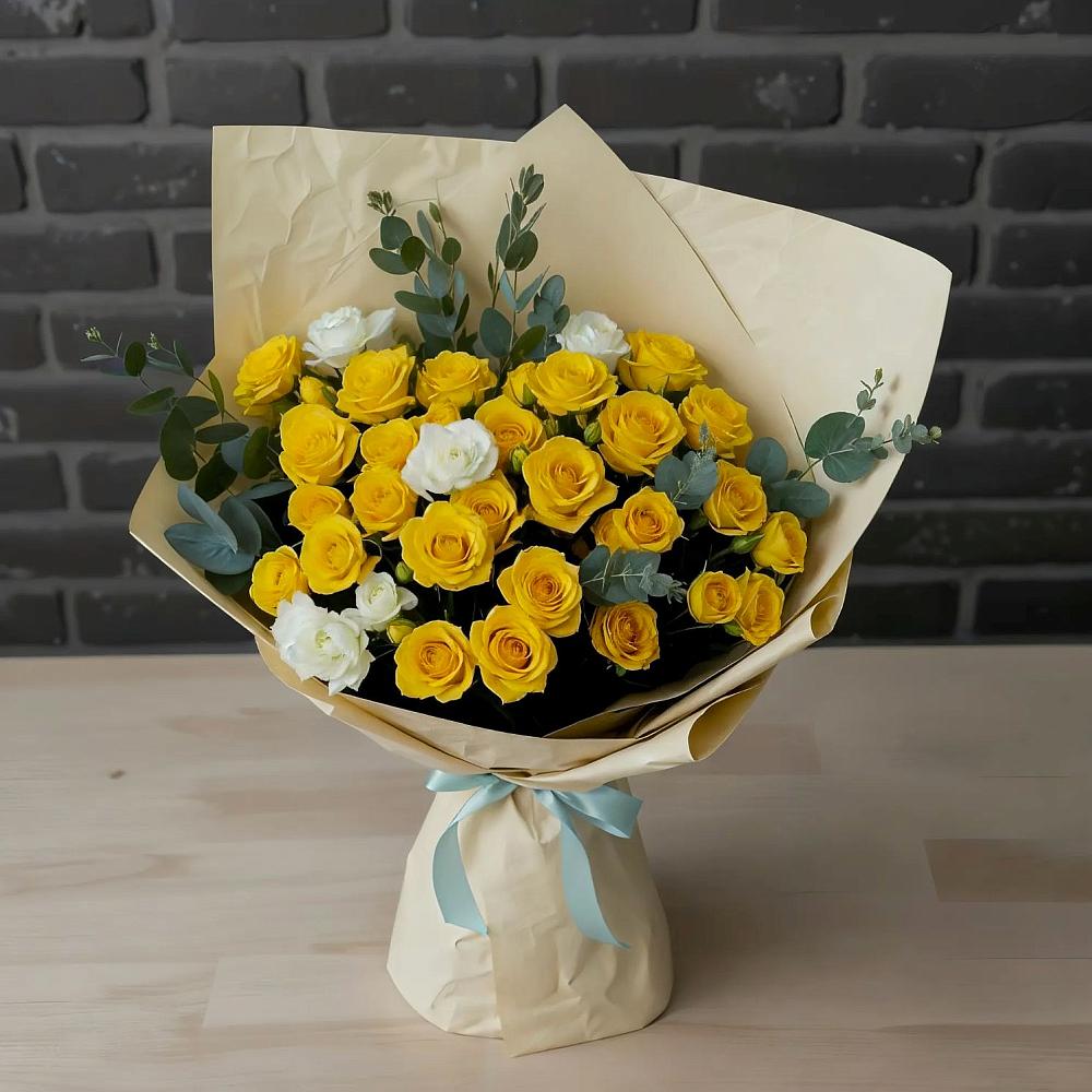 Букет цветов из: Розы в Михайловка Башкортостан