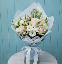 Букет цветов из:  Розы и Лизиантусы #REPLACE_PRED# Михайловка Башкортостан