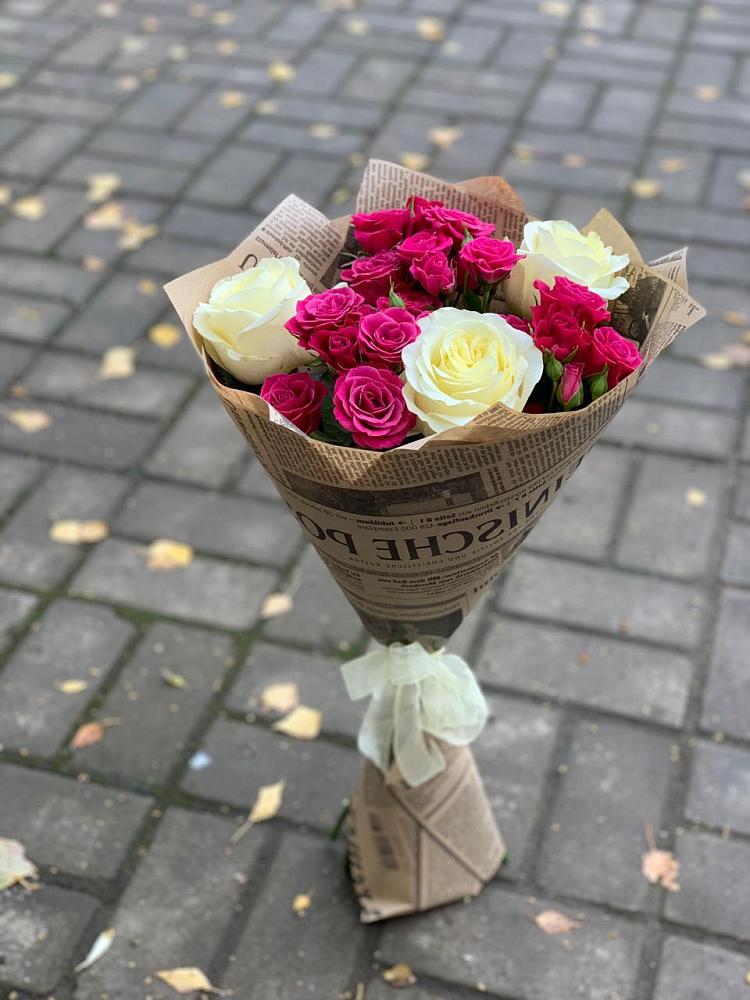 Букет цветов из: Розы в Михайловка Башкортостан