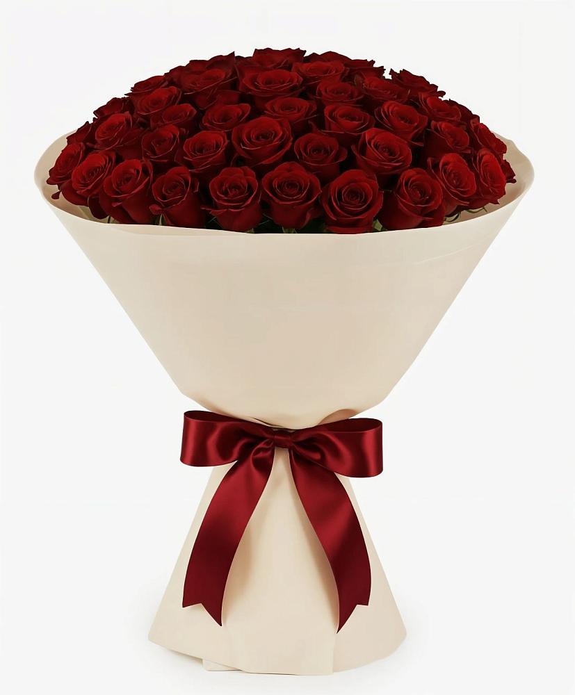 Букет 101 Бордовая роза Блэк Бакарра в Михайловка Башкортостан