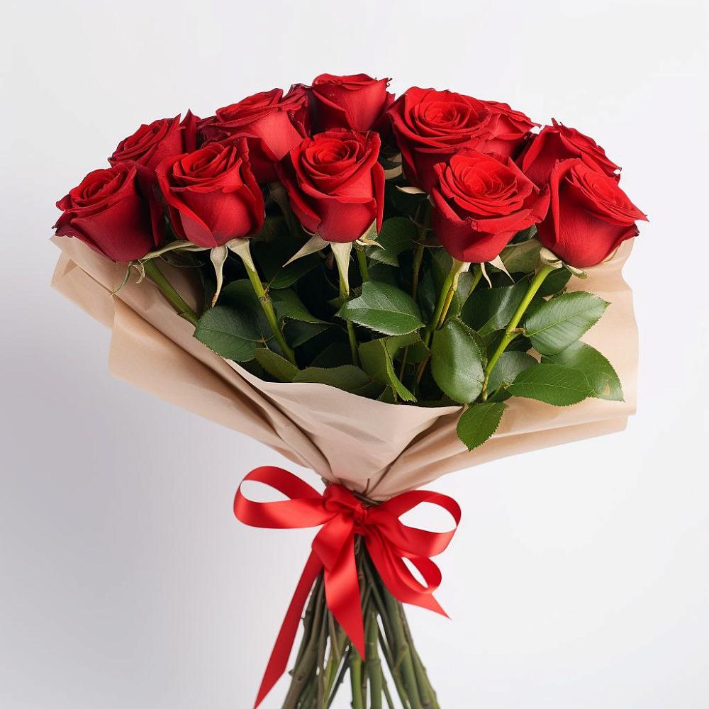 Букет 11 Красных роз Эдлесс Лав в Михайловка Башкортостан