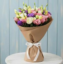Букет цветов из:  Лизиантусы в Михайловка Башкортостан