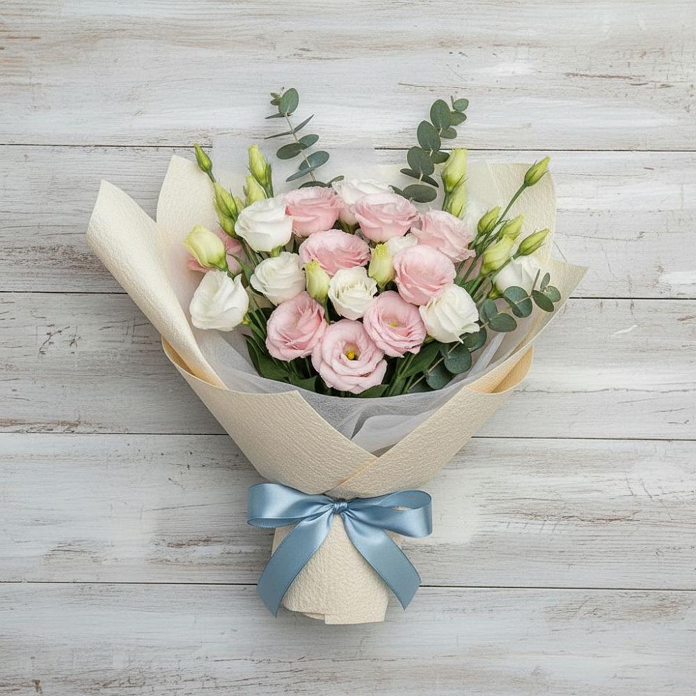 Букет цветов из: Лизиантусы в Михайловка Башкортостан